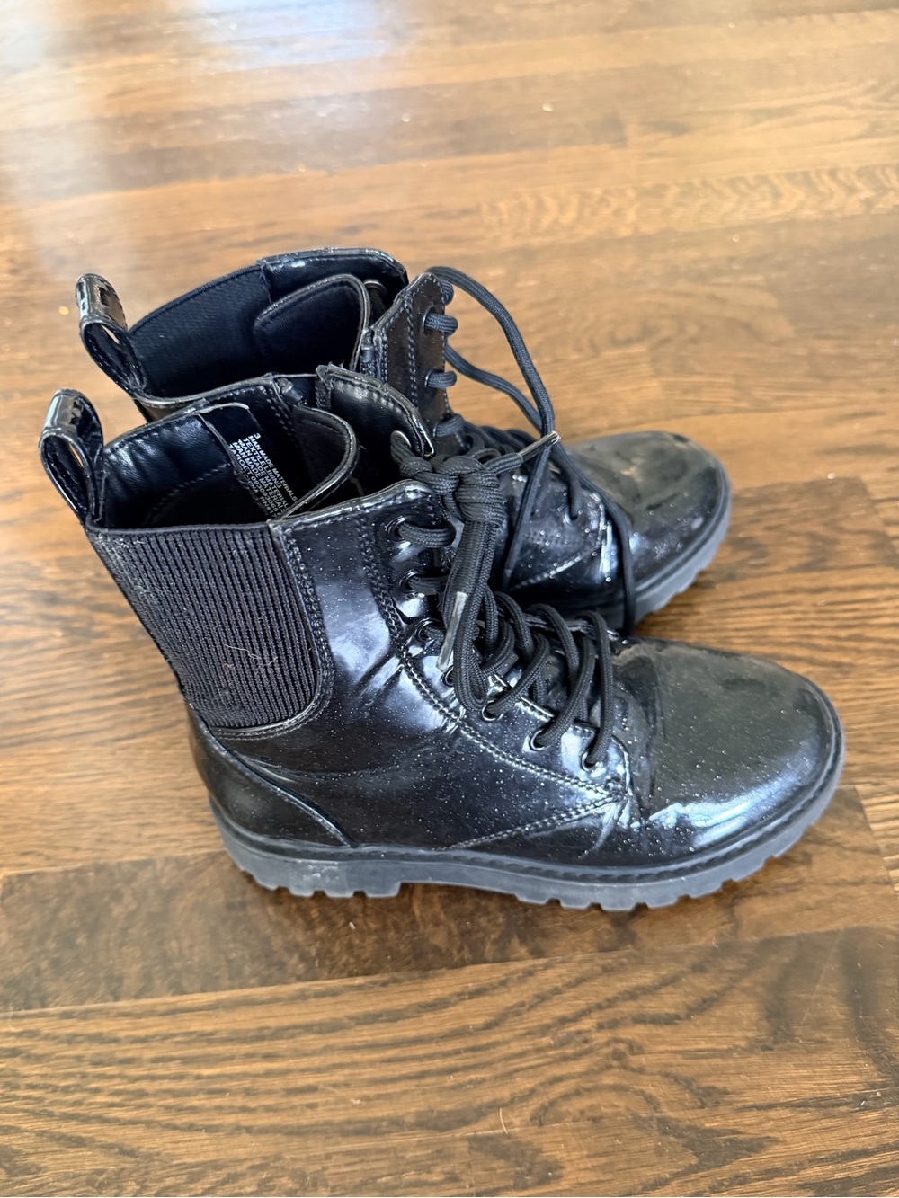 Art Class Rochelle Combat Boots Girls Size 3 - Picture 3 of 6